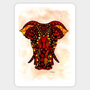 Mandala elephant Sticker